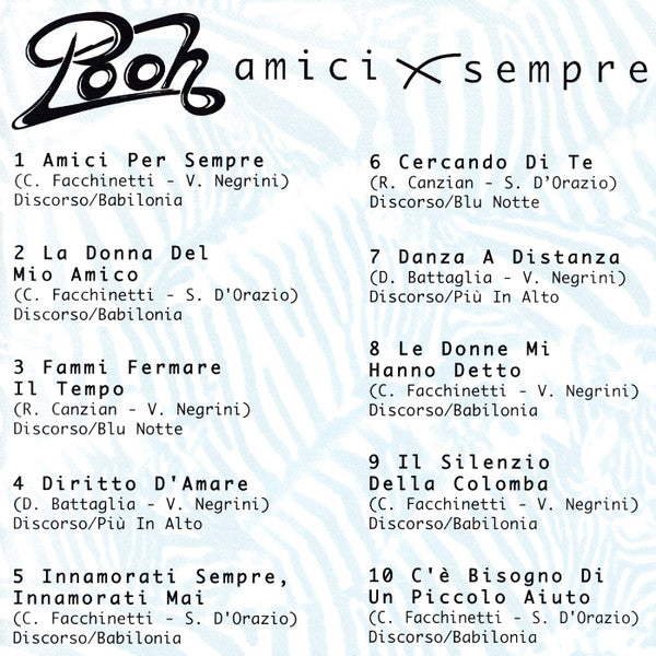 Pooh : Amici X Sempre (CD, Album, RE)