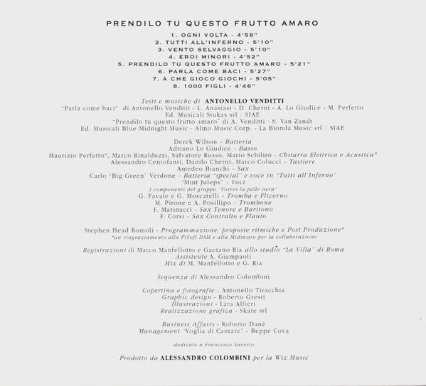 Antonello Venditti : Prendilo Tu Questo Frutto Amaro (CD, Album, Dig)