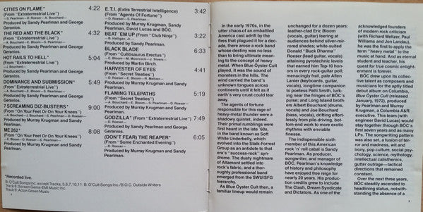 Blue Öyster Cult : Career Of Evil (The Metal Years) (CD, Album, Comp)