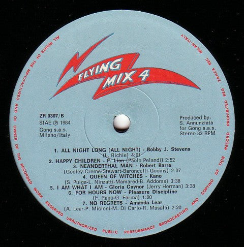 Various : Flying Mix 4 (LP, Comp, Mixed)