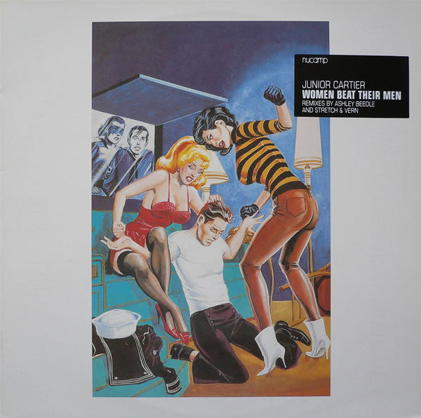 Junior Cartier : Women Beat Their Men - Remixes By Ashley Beedle And Stretch & Vern (12", EP)