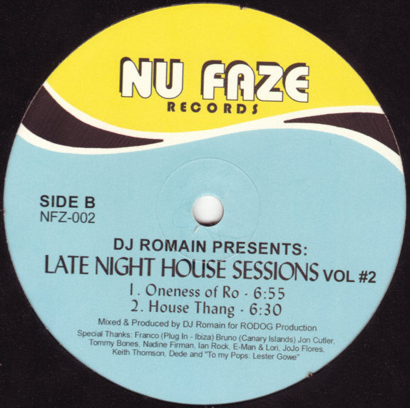 DJ Romain : Late Night House Sessions Vol #2 (12")