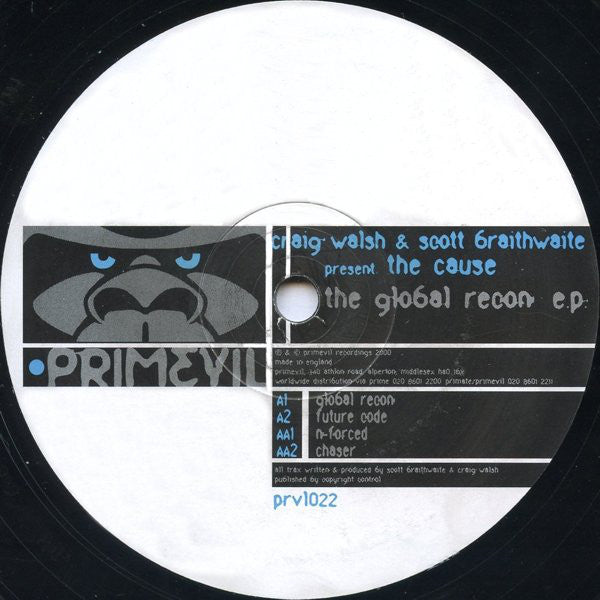 Craig Walsh & Scott Braithwaite Present The Cause : The Global Recon E.P. (12", EP)