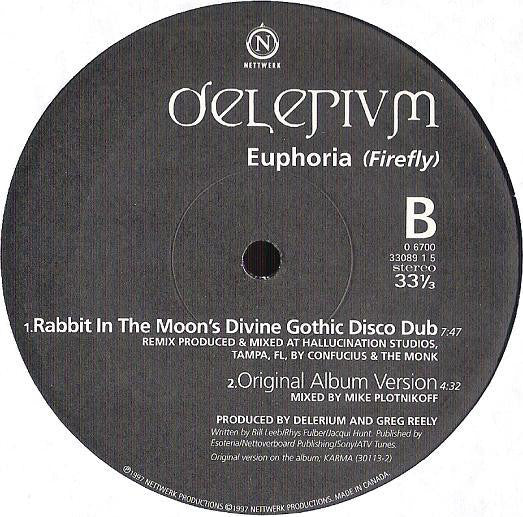 Delerium : Euphoria (Firefly) Rabbit In The Moon Mixes (12", Single)