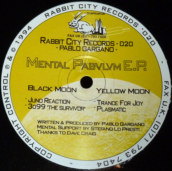 Pablo Gargano : Mental Pabvlvm E.P. (12", EP)