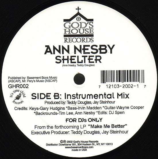 Ann Nesby : Shelter (12")