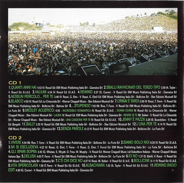 Vasco Rossi : Rewind (2xCD, Album, Blu)