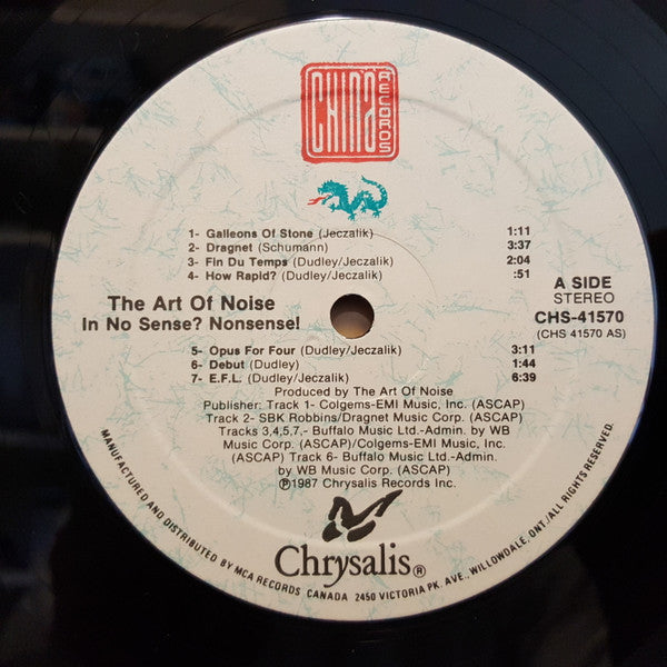 The Art Of Noise : In No Sense? Nonsense! (LP, Album)