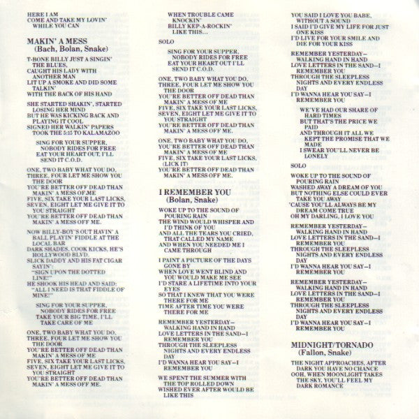 Skid Row : Skid Row (CD, Album)