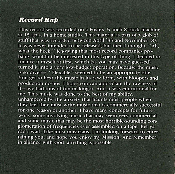 Steve Vai : Flex-Able (CD, Album, RE, RM)