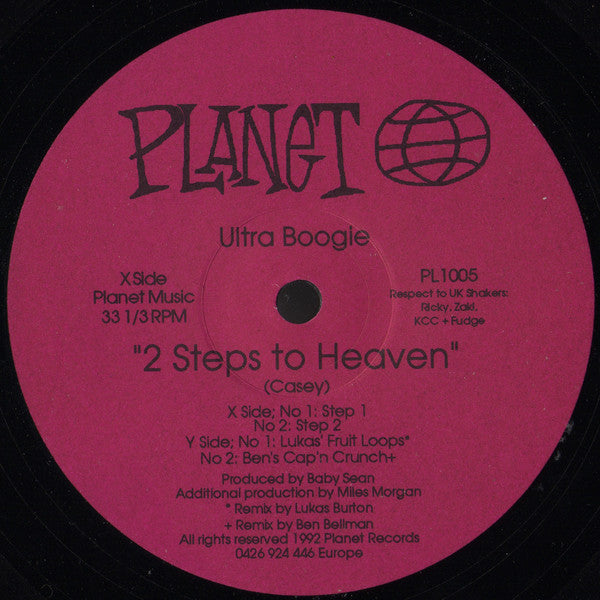 Ultra Boogie : 2 Steps To Heaven (12")
