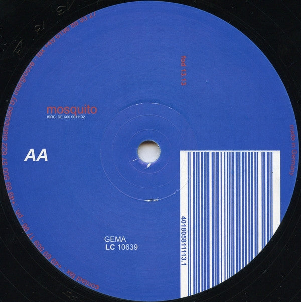 Jörg Henze : Morbit Monkey / Mosquito (12")