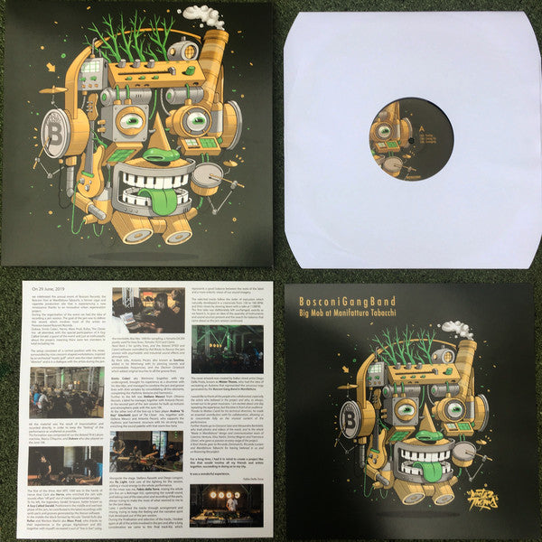 Bosconi Gang Band : Big Mob At Manifattura Tabacchi (12", Ltd, Ins)