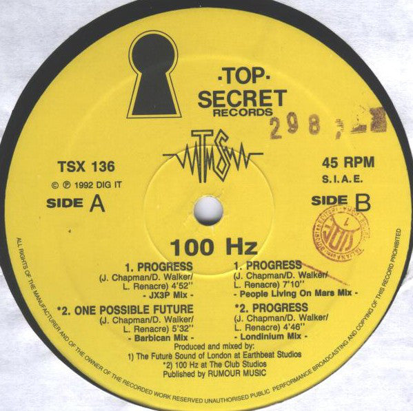 100 Hz : Progress (12")