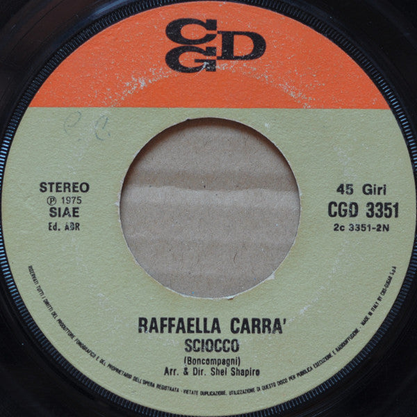 Raffaella Carrà : Male (7")