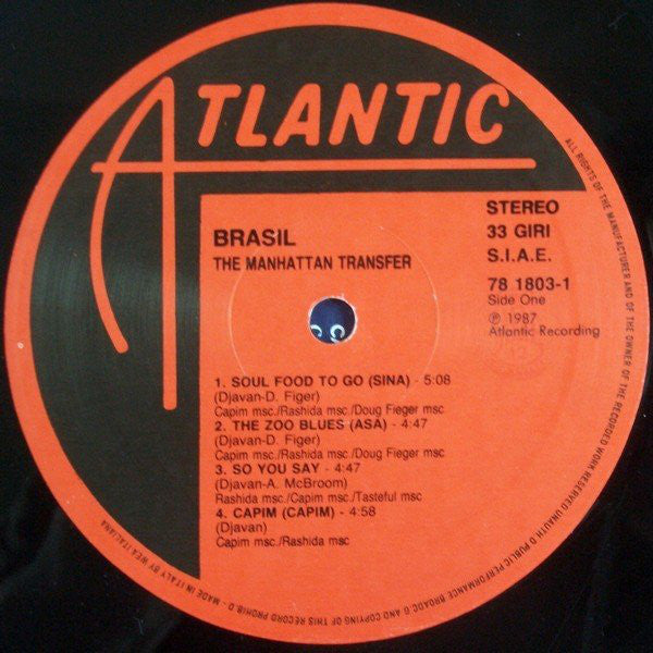 The Manhattan Transfer : Brasil (LP, Album)