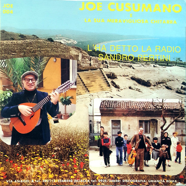 Joe Cusumano : Joe Cusumano E La Sua Meravigliosa Chitarra (7", EP)