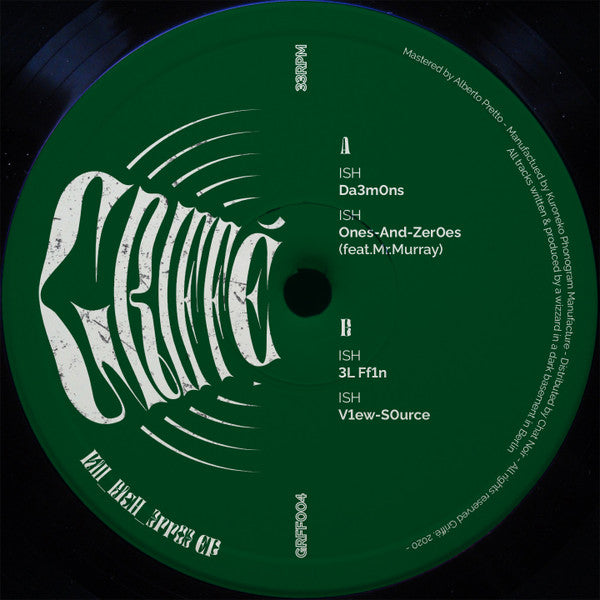Ish (25) : K1ll_R1cH_3rr03 EP (12", EP)