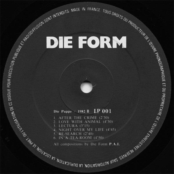 Die Form : Die Puppe (LP, Album)