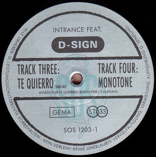 Intrance Feat. D-Sign : The Psyche Remixes EP (12", EP)