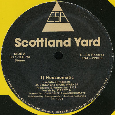 Scottland Yard : Houseomatic (12")
