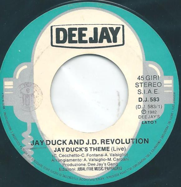 Jay Duck And J. D. Revolution : Jay Duck's Theme (7")