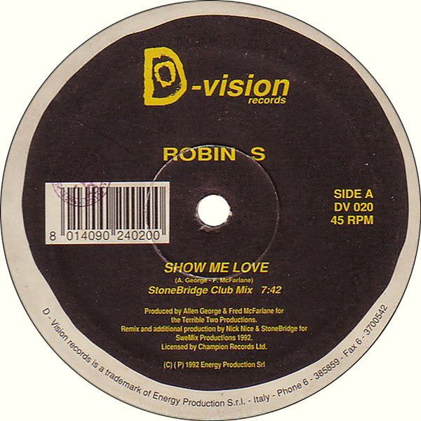 Robin S* : Show Me Love (12")
