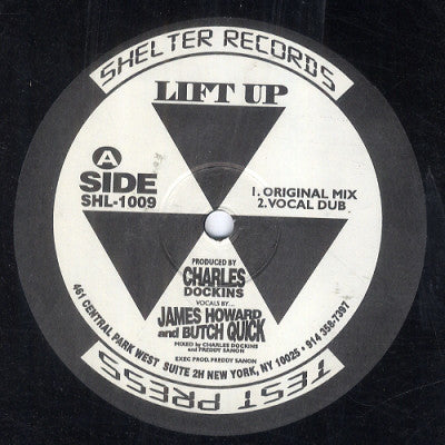 Butch Quick And James Howard : Lift Up (12", Single, TP)