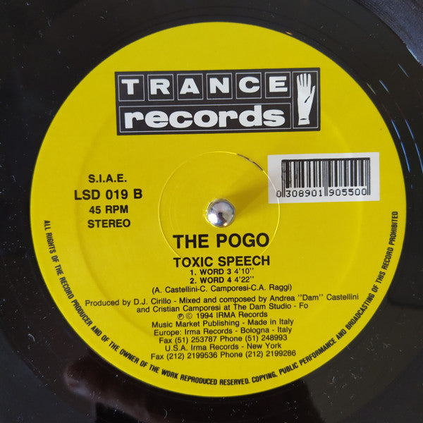 The Pogo : Toxic Speech (12")