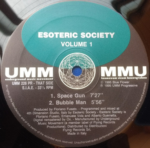 Esoteric Society : Volume 1 (12")