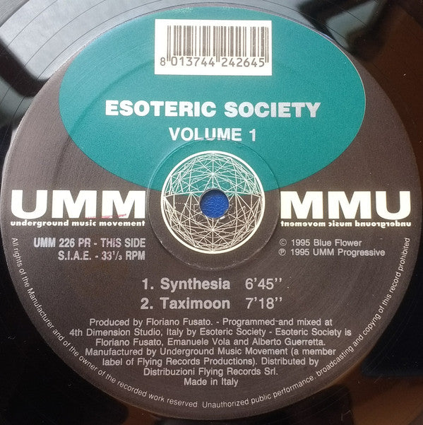 Esoteric Society : Volume 1 (12")
