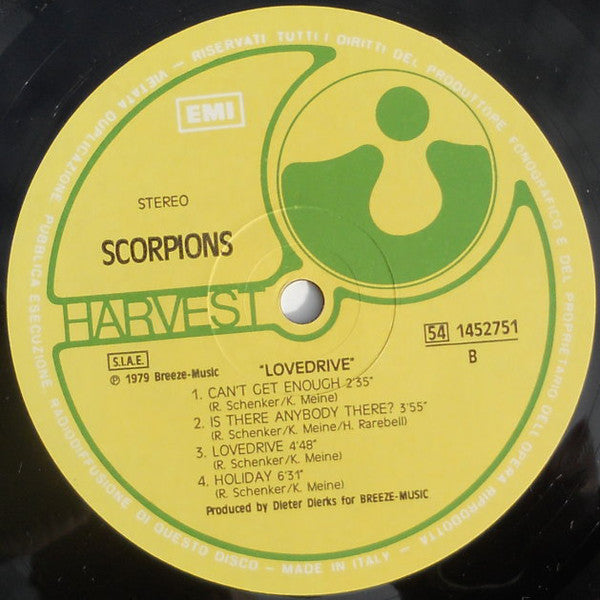 Scorpions : Lovedrive (LP, Album, RE)