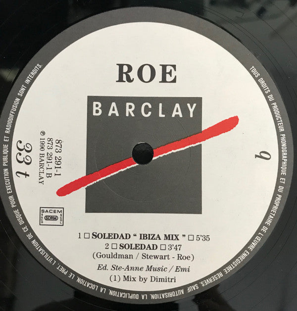 Roé : Soledad (12")