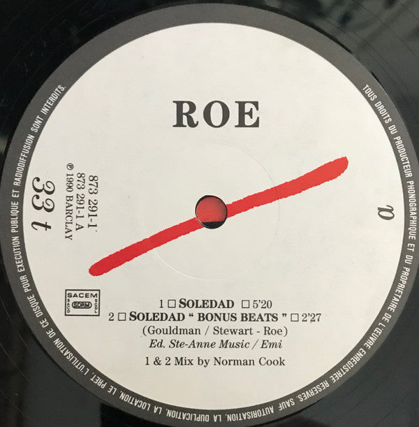 Roé : Soledad (12")