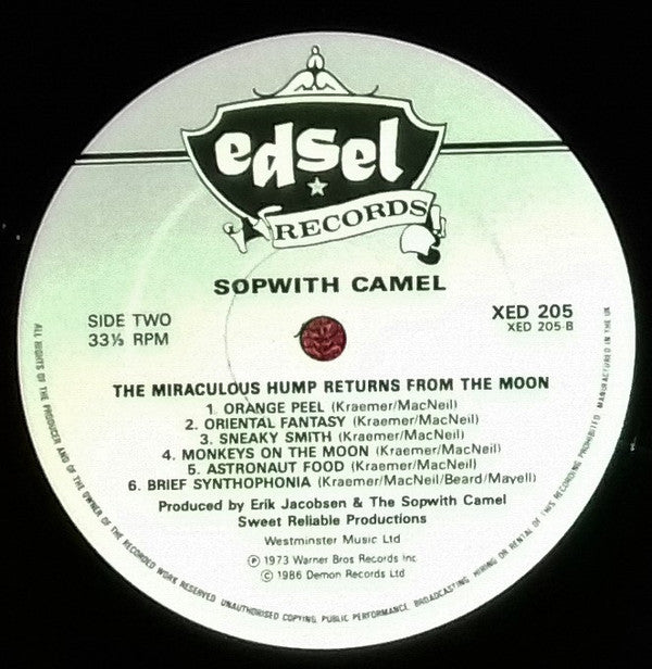 Sopwith Camel : The Miraculous Hump Returns From The Moon (LP, Album, RE)