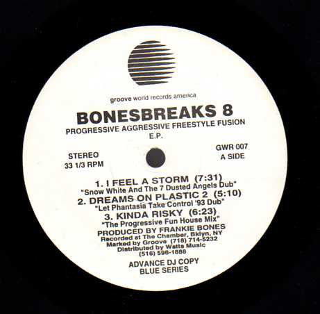 Frankie Bones : Bonesbreaks Volume 8 (Progressive Aggressive Freestyle Fusion EP) (12")
