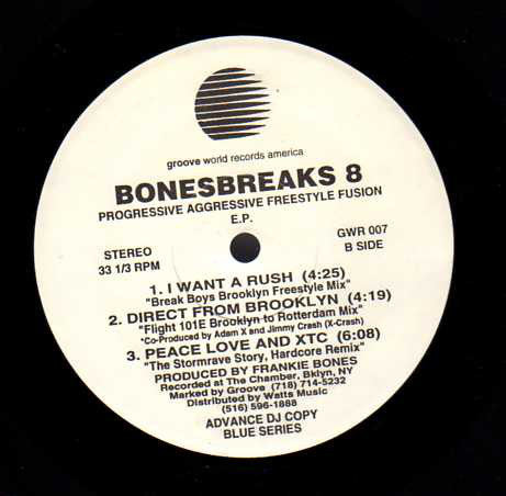 Frankie Bones : Bonesbreaks Volume 8 (Progressive Aggressive Freestyle Fusion EP) (12")