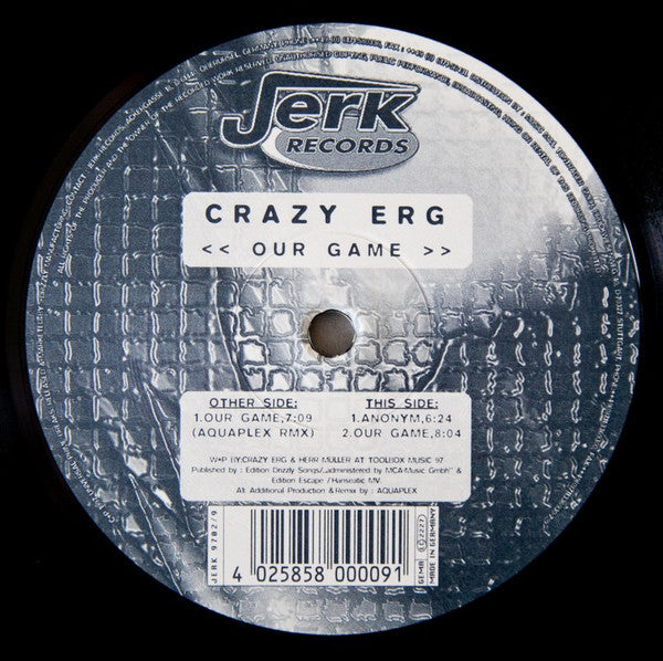 Crazy Erg : Our Game (12")