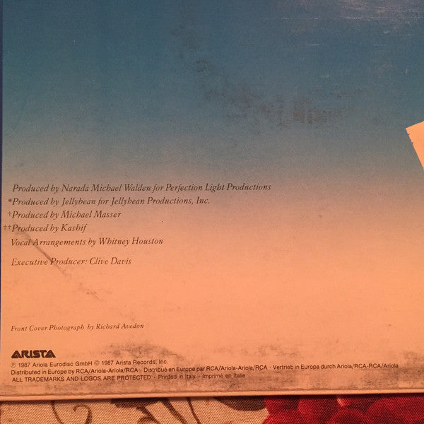 Whitney Houston : Whitney (LP, Album)