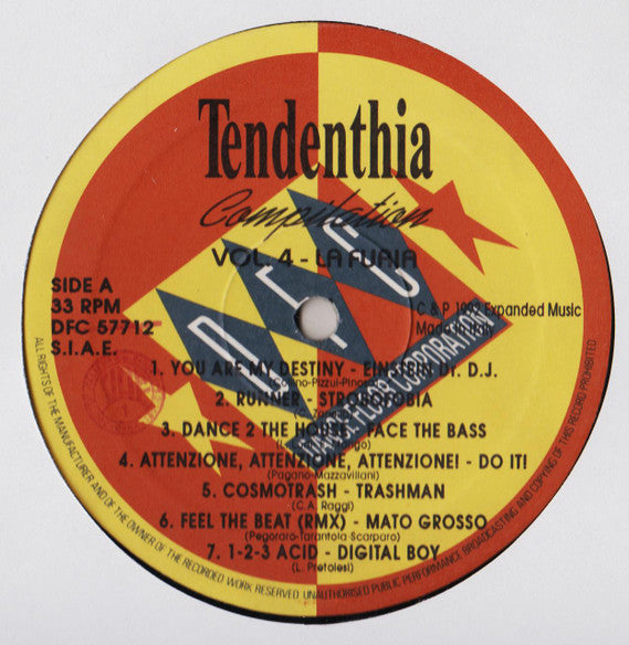 Various : Tendenthia Compilation Vol. 4 - La Furia (12", Comp)