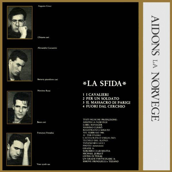 Aidons La Norvege : La Sfida (12", EP)