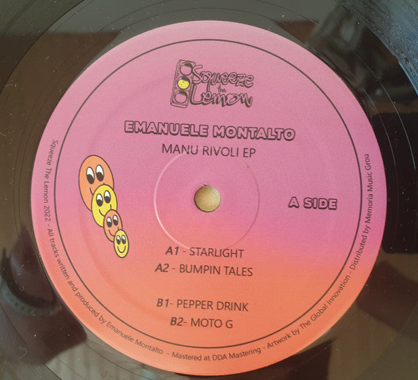 Emanuele Montalto : Manu Rivoli EP (12", EP)