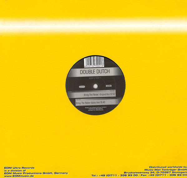 Double Dutch (3) : Bring The Noise (12")