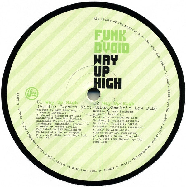 Funk D'Void : Way Up High (12")