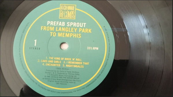 Prefab Sprout : From Langley Park To Memphis (LP, Album, RE, 180)
