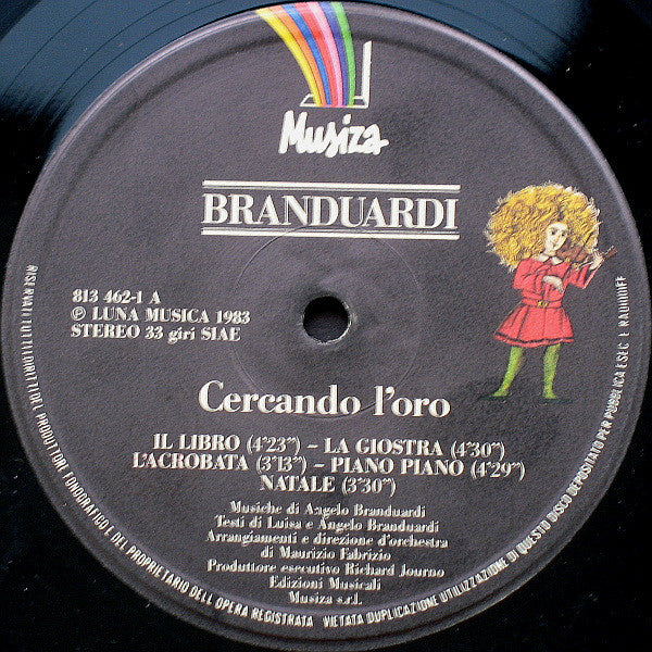 Angelo Branduardi : Cercando L'Oro (LP, Album, Gat)