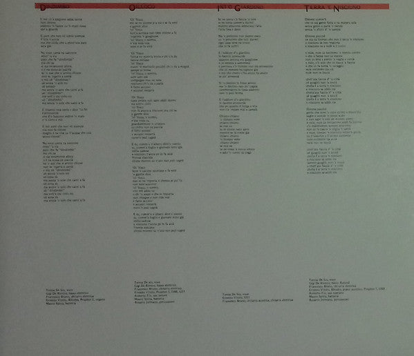 Teresa De Sio : Tre (LP, Album)