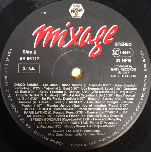 Various : Mixage Happy New Year (LP, Comp, Mixed)
