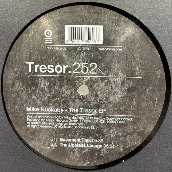 Mike Huckaby : The Tresor EP (12", EP, RP)