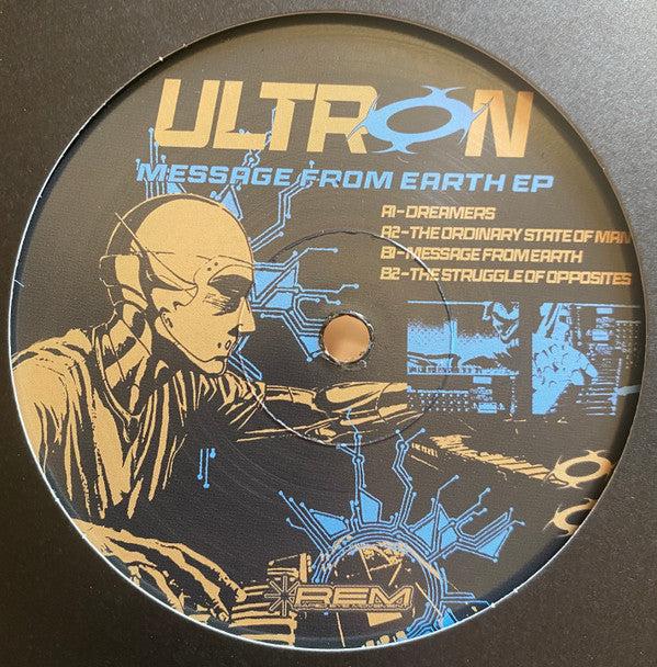 Ultron : Message From Earth EP (12", EP, Ltd)
